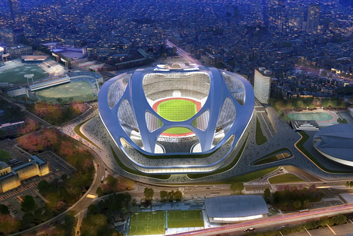 A 2023 World Cup bid would make use of the new National Stadium to be built for the Tokyo 2020 Olympic and Paralympic Games ©Zaha Hadid Associates
