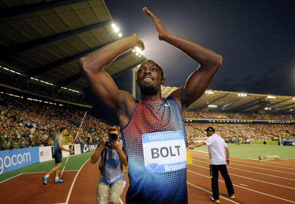 Usain Bolt has been named by AIPS as the Best Male Athlete of 2013 ©AFP/Getty Images