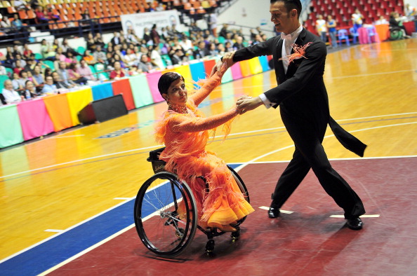 Wheelchair dance sport athletes competing earlier in 2013 ahead of the World Championships ©Getty Images
