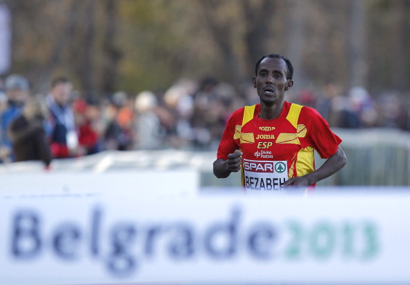 Spain's Alemayehu Bezabeh regained the European Cross Country title less than a year after returning from a doping ban ©Getty Images