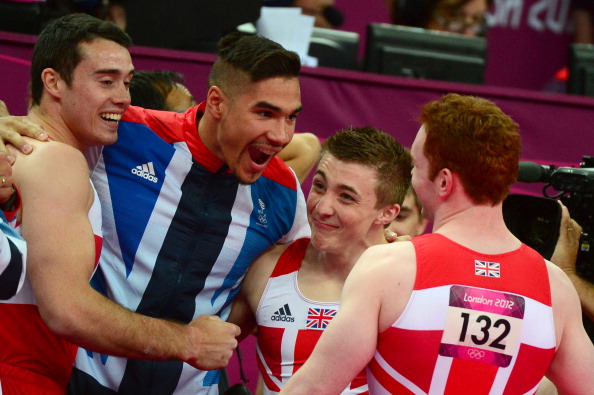 Louis Smith was a member of the British team that won a bronze medal at the London 2012 Olympics ©Getty Images