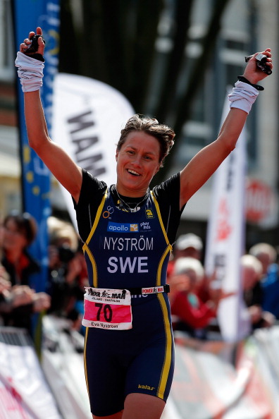 Sweden's Eva Nystrom has won the women's event for the past two years, winning by an incredible 11 minutes in the 2013 Championships ©Getty Images