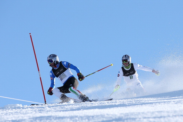 Alessandro Daldoss recorded his second victory in Tignes with gold in the men's visually impaired event ©Getty Images 