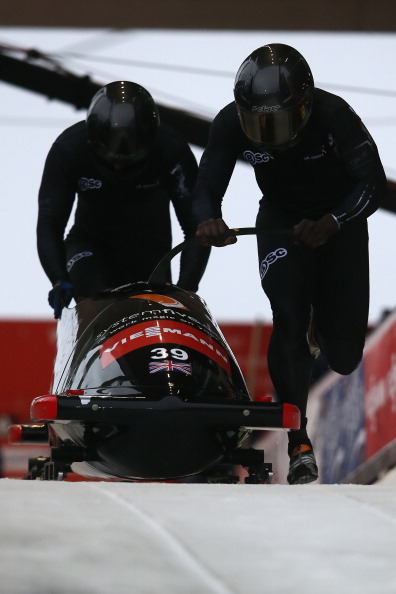 Lamin Deen booked a spot in both the men's two-man and four-man bob events following a successful day at the Igls World Cup ©Getty Images