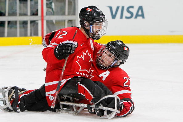 Greg Westlake and Brad Bowden will both be competing for the Canadian ice sledge hockey team at the Sochi 2014 Paralympic Games ©Getty Images