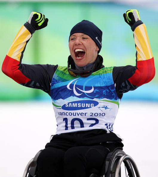 Andrea Eskau completed a hat-trick of wins at the IPC Nordic Skiing World Cup in Oberstdorf, Germany ©Getty Images