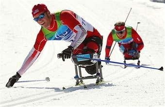 American Sean Halsted will be one of the home athletes hoping to impress when the IPC Nordic Skiing World Championships come to Cable in 2015 ©Getty Images 