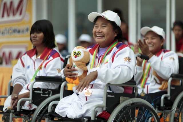 Athletes from Myanmar helped to secure 50 gold medals for their nation on home soil ©Getty Images 