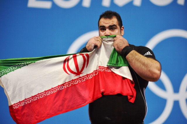 Behdad Salimi was one of four Iranian gold medallists at London 2012 ©AFP/Getty Images