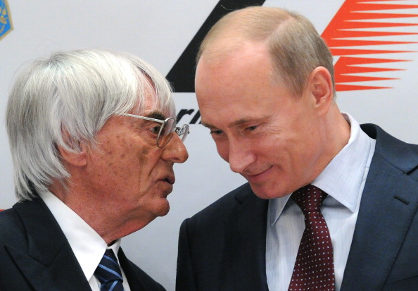 F1 boss Bernie Ecclestone has worked with Russian Prime Minister Vladimir Putin to make a Russian Grand Prix utilising the Sochi Olympic Park a reality ©AFP/Getty Images