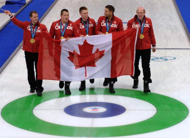 Canada has been the dominant force in men's curling and are the reigning Olympic champions ©AFP/Getty Images