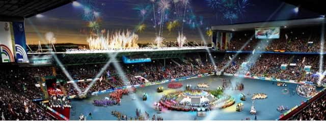 Celtic Park will stage the Opening Ceremony of Glasgow 2014 ©Glasgow 2014
