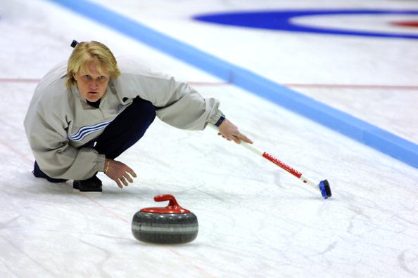 Rhona Martin led Britain's curlers to Olympic glory in Salt Lake City 2002 ©Getty Images
