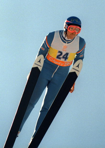 Another Calgary Olympian in ski-jumper Eddie "the Eagle" Edwards has made a career out of being a plucky, if unsuccessful, underdog ©AFP/Getty Images