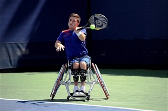 Gordon Reid warmed up for the Australian Open by winning two titles at the Sydney Olympic Park ©Getty Images