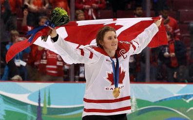 Hayley Wickenheiser has been named as Canada's Flagbearer for the Sochi 2014 Olympics ©Getty Images