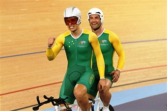 Kieran Modra (back) who took gold at London 2012 with pilot Scott McPhee will lead the Australian medal charge in Mexico later this year ©Getty Images 