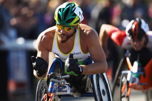 Kurt Fearnley missed out on a 10th successive victory in Sydney on Australia Day ©Getty Images 