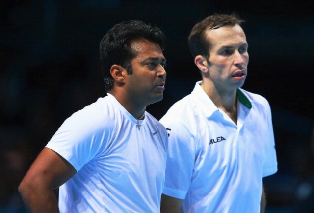 Leander Paes (left) is India's most successful player at major tournaments with eight Grand Slam doubles titles ©Getty Images