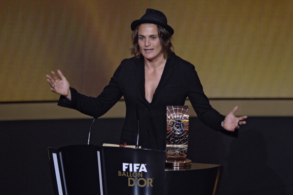 Nadine Angerer has been named as the world's best women's footballer of 2013 ©AFP/Getty Images