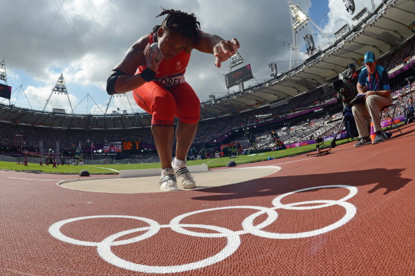 Olympic shot putter Cleopatra Borel will support Kwanieze John at Nanjing 2014 ©AFP/Getty Images