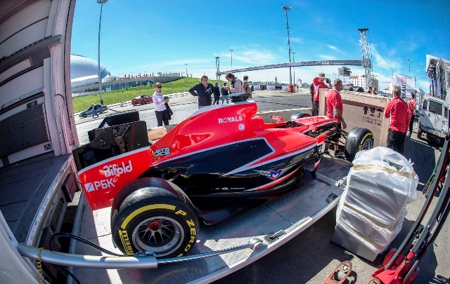 Organisers of the Russian Grand Prix in Sochi have met with representatives of logistics firm FOM Cargo as preparations continue ahead of October ©Formula Sochi