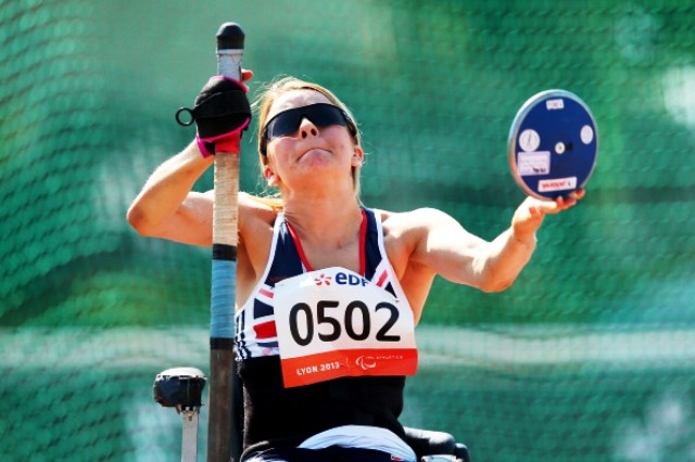 Paralympic and world discus champion Josie Pearson is a Swansea 2014 Ambassador ©Getty Images 