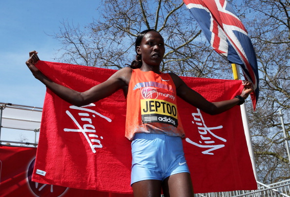 Priscah Jeptoo will be back again to defend the title she won in 2013 ©Getty Images
