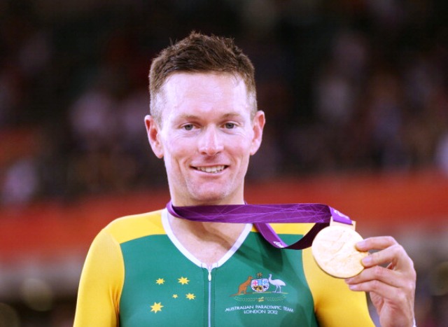 Reigning Paralympic and world champion Michael Gallagher will be looking to add more gold to his collection at the Bicentenary Velodrome in April ©Getty Images 