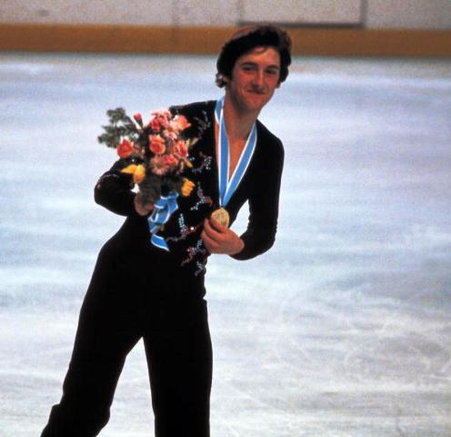 Robin Cousins won Olympic gold at Lake Placid in 1980 ©AFP/Getty Images