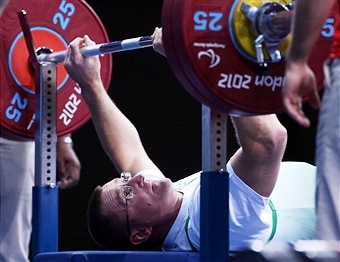 Roy Guerin competed in powerlifting for Ireland at London 2012 ©Getty Images 