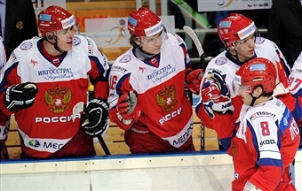 Russia has named its men's ice hockey squad for Sochi 2014 ©AFP/Getty Images