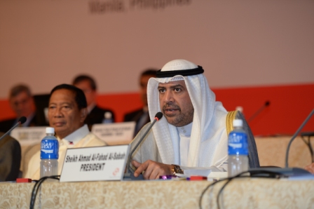 Sheikh Ahmad Al Fahad Al Sabah has praised the 2015 host of the OCA General Assembly Turkmenistan ©OCA