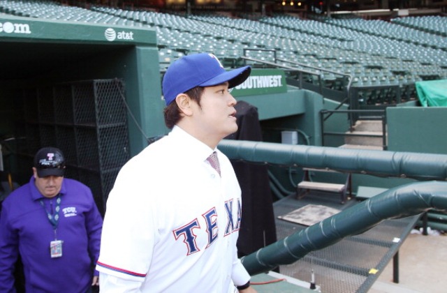 Shin-Soo Choo signed a multi-million dollar contract with MLB side Texas Rangers last month ©Getty Images