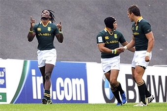 South Africa head to Las Vegas this weekend looking for a second successive win on the World Sevens Series tour ©AFP/Getty Images