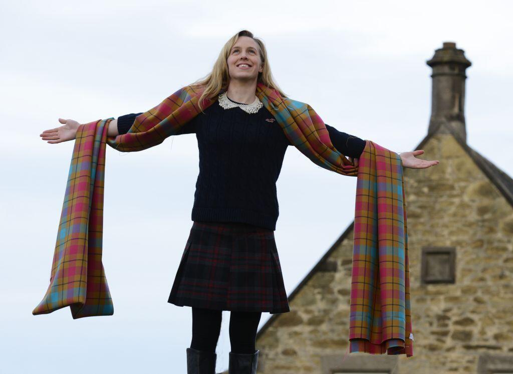Team Scotland's Glasgow 2014 tartan has been revealed ©Team Scotland Twitter