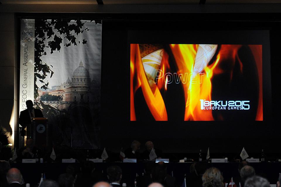 The EOC is looking ahead to its first European Games, which will be staged in Baku in 2015 ©Francesco Vignali/Baku 2015