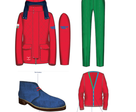 The outfits for Azerbaijani athletes participating at Sochi 2014 have been revealed ©Trend News Agency