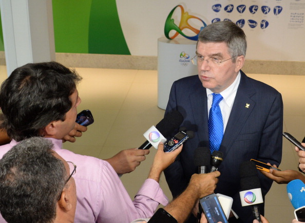 Thomas Bach said he was impressed following a visit to check up on Rio 2016's Olympic and Paralympic preparations this week ©Getty Images