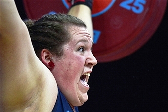 US weightlifter Sarah Robles has been banned for two years by USADA ©AFP/Getty Images