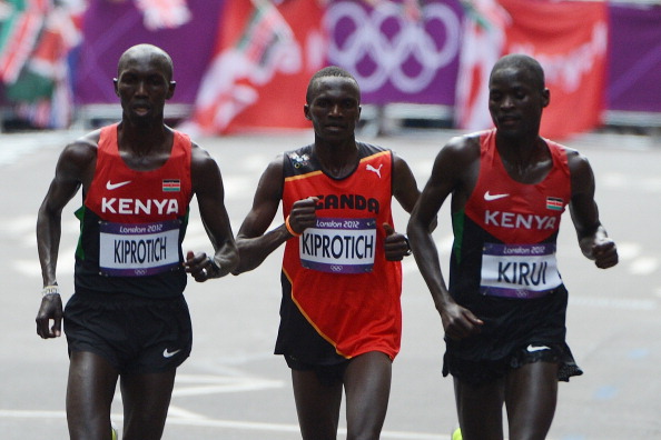 Stephen Kiprotich and Wilson Kipsang will each return to the streets on which they won Olympic gold and bronze in 2012 ©AFP/Getty Images