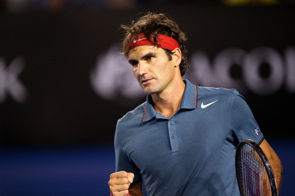 Roger Federer is through to the semi-finals of the Australian Open, after beating Andy Murray in four sets ©Getty Images 