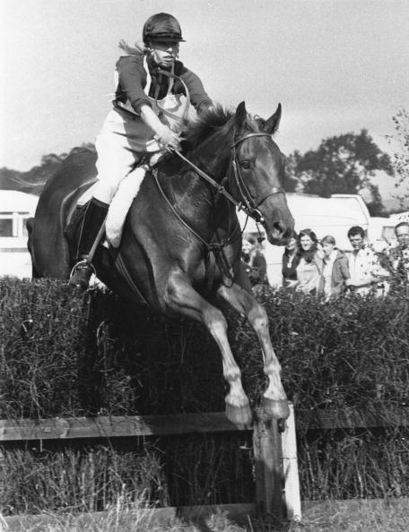Princess Anne en route to winning the European eventing title at Burghley in 1971, five years before she made an Olympic appearance in Montreal ©Allsport Hulton Archive/Getty Images