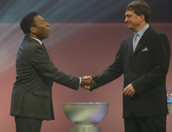 Jérôme Champagne has the backing of Pelé in become FIFA President ©AFP/Getty Images