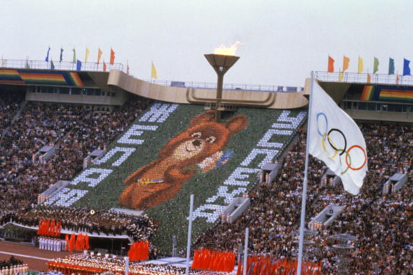 Moscow 1980 was heavily hit by the United States-led boycott and created a unique set of ceremonial problems for the IOC ©Allsport/Getty Images