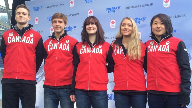 Seven ski jumpers will represent Canada in Sochi, including three women ©Canadian Olympic Team 