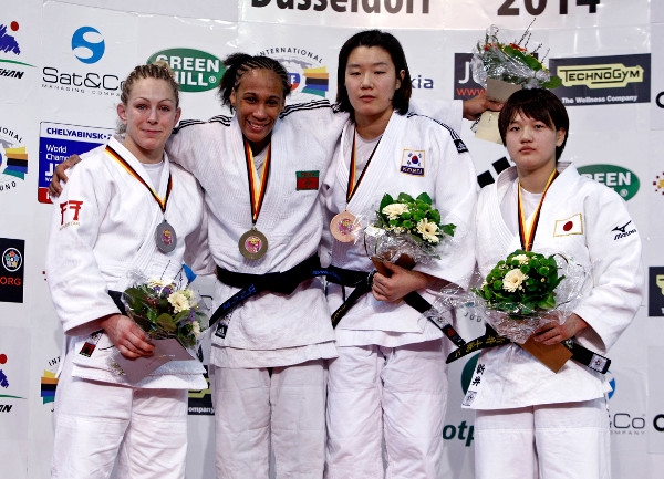 31-year-old Assmaa Niang won her first World Judo Tour medal on Saturday as she beat Britian's Sally Conway in the final of the women's under 70kg contest ©IJF