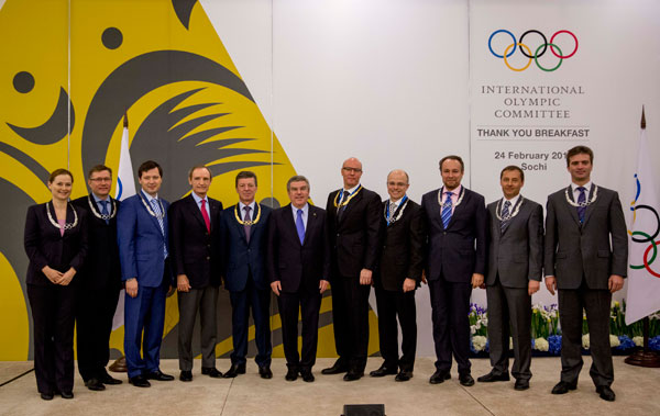 A number of Olympic Orders were handed out this morning to those who had worked hardest to deliver the Games ©IOC