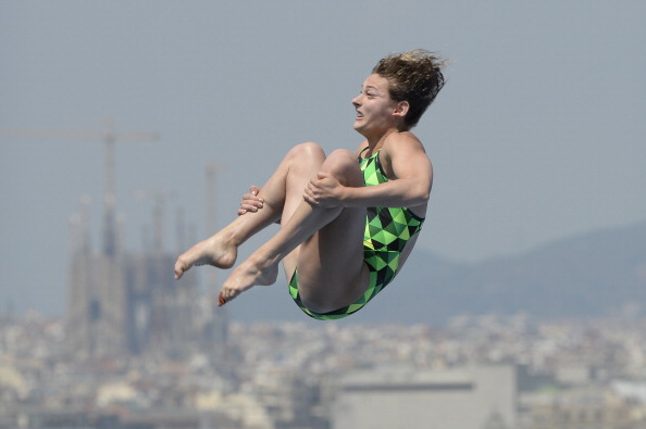 Australia's Maddison Keeney won both the 3m springboard individual and synchronised events to deny China a clean sweep at the Grand Prix in Madrid ©Getty Images