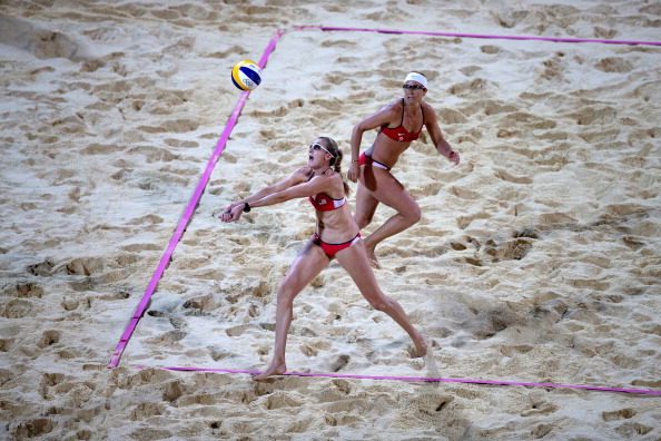 It's hard to see how presentation of sports such as beach volleyball, for example, can be devoid of references to sex ©Sports Illustrated/Getty Images